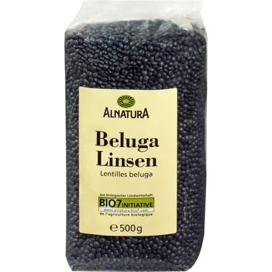 Bio Beluga Linsen 500G 1 Bio Beluga Linsen 500G