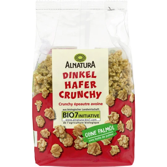 Bio Dinkel Hafer Crunchy 375G 1 Bio Dinkel Hafer Crunchy 375G