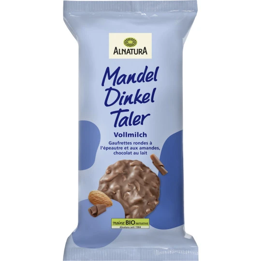 Bio Dinkel Knusper Taler Vollmilch 100G 1 Bio Dinkel Knusper Taler Vollmilch 100G