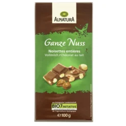 Bio Ganze Nuss Schokolade 100G