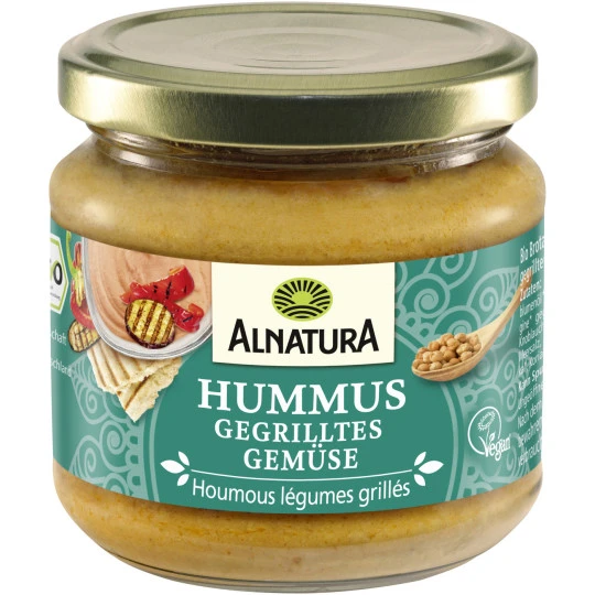 Bio Hummus Gegrilltes Gemüse 180G 1 Bio Hummus Gegrilltes Gemüse 180G
