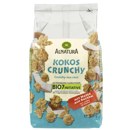 Bio Kokos Crunchy 375G 1 Bio Kokos Crunchy 375G