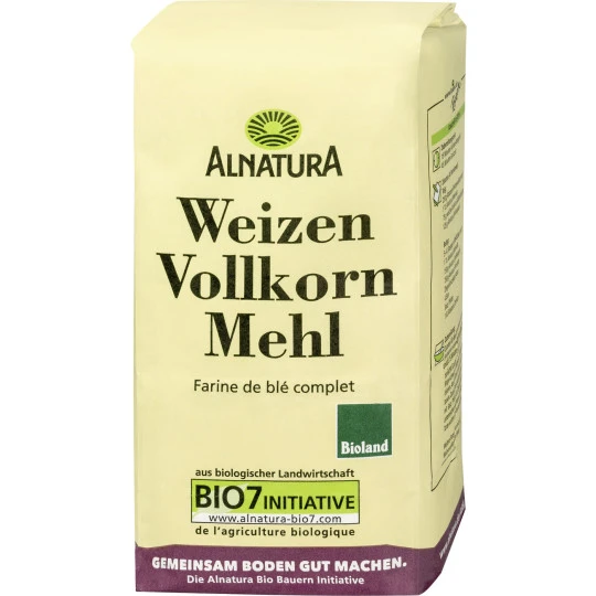 Bio Weizenvollkornmehl 1KG 1 Bio Weizenvollkornmehl 1KG